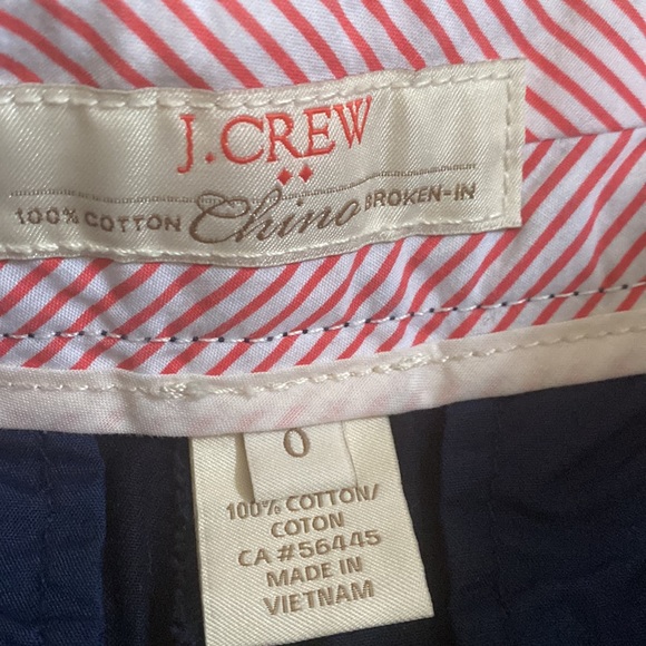 BUNDLE OF SIZE 0 JCREW BROKEN IN CHINO SHORTS - Picture 10 of 11